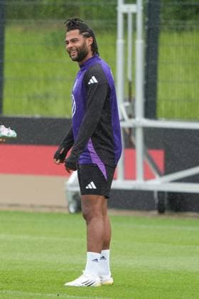 Serge Gnabry Germany Germany, 20 Herzo Base 06 06 2025 German national team Nations League final round, preparation, Home Ground, HerzoBase, World of Adidas, Herzogenaurach