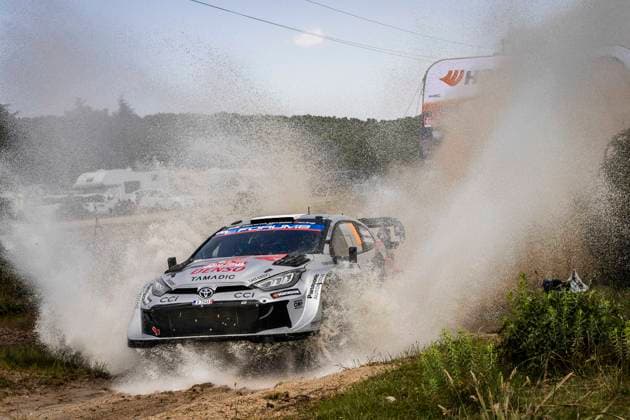 AUTO - WRC, Motorsport Rallye, WM - RALLY ITALIA SARDEGNA 2025 18 Takamoto KATSUTA, Aaron JOHNSTON, Toyota GR Yaris Rally1, action during the 2025 Rally Italia Sardegna, 6th round of the 2025 WRC World Rally Car Championship, from June 5 to 8, 2025 at Olbia, Italy - OlbiaItaly Copyright: xNikosxKatikisx