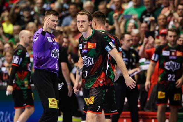 Felix Claar SC Magdeburg,7 Handball Bundesliga Season 2024 2025 SC Magdeburg vs SG Flensburg Handewitt at the GETEC Arena in Magdeburg Action,Handball,Germany,04 06 2025
