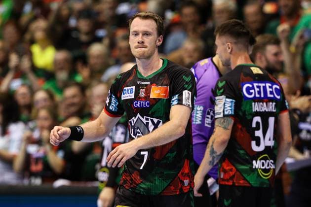 Felix Claar SC Magdeburg,7 Handball Bundesliga Season 2024 2025 SC Magdeburg vs SG Flensburg Handewitt at the GETEC Arena in Magdeburg Action,Handball,Germany,04 06 2025