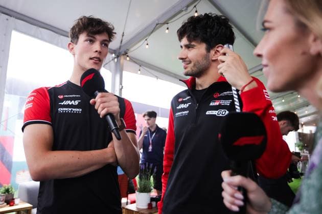 F1 - CANADIAN GRAND PRIX 2025 BEARMAN Ollie Oliver (gbr), Haas F1 Team VF-25, portrait and OCON Esteban (fra), Haas F1 Team VF-25, portrait during the Formula 1 Pirelli Grand Prix du Canada 2025, 10th round of the 2025 FIA Formula One World Championship, WM, Weltmeisterschaft from June 14 to 16, 2025 on the Circuit Gilles Villeneuve, in MontrÃ al, Canada - MontrÃ alCanada  Copyright: xEricxAlonsox