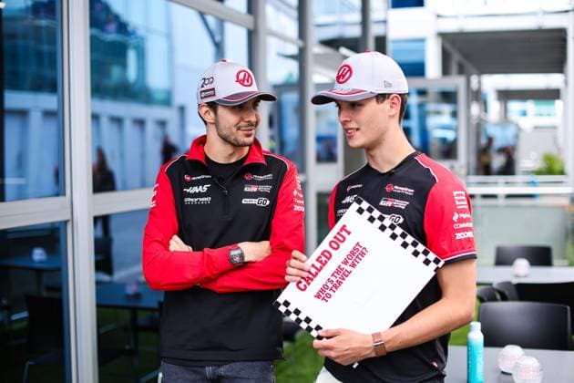 F1 - CANADIAN GRAND PRIX 2025 BEARMAN Ollie Oliver (gbr), Haas F1 Team VF-25, portrait and OCON Esteban (fra), Haas F1 Team VF-25, portrait during the Formula 1 Pirelli Grand Prix du Canada 2025, 10th round of the 2025 FIA Formula One World Championship, WM, Weltmeisterschaft from June 14 to 16, 2025 on the Circuit Gilles Villeneuve, in MontrÃ al, Canada - MontrÃ alCanada  Copyright: xEricxAlonsox