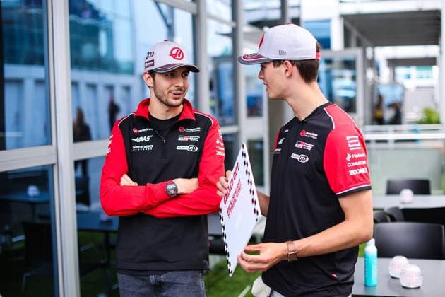 F1 - CANADIAN GRAND PRIX 2025 BEARMAN Ollie Oliver (gbr), Haas F1 Team VF-25, portrait and OCON Esteban (fra), Haas F1 Team VF-25, portrait during the Formula 1 Pirelli Grand Prix du Canada 2025, 10th round of the 2025 FIA Formula One World Championship, WM, Weltmeisterschaft from June 14 to 16, 2025 on the Circuit Gilles Villeneuve, in MontrÃ al, Canada - MontrÃ alCanada  Copyright: xEricxAlonsox