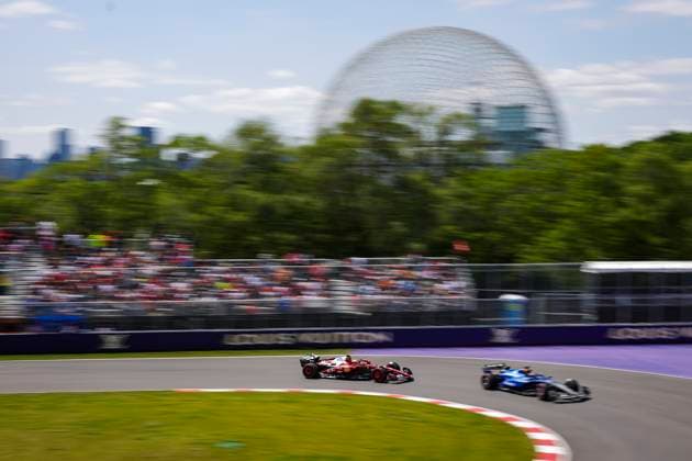 F1 - CANADIAN GRAND PRIX 2025 44 HAMILTON Lewis (gbr), Scuderia Ferrari SF-25, action during the Formula 1 Pirelli Grand Prix du Canada 2025, 10th round of the 2025 FIA Formula One World Championship, WM, Weltmeisterschaft from June 14 to 16, 2025 on the Circuit Gilles Villeneuve, in MontrÃ al, Canada - MontrÃ alCanada  Copyright: xFLORENTxGOODENx