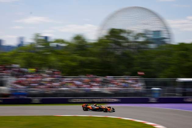 F1 - CANADIAN GRAND PRIX 2025 04 NORRIS Lando (gbr), McLaren F1 Team MCL39, action during the Formula 1 Pirelli Grand Prix du Canada 2025, 10th round of the 2025 FIA Formula One World Championship, WM, Weltmeisterschaft from June 14 to 16, 2025 on the Circuit Gilles Villeneuve, in MontrÃ al, Canada - MontrÃ alCanada  Copyright: xFLORENTxGOODENx