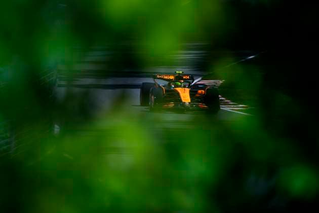 Sport Bilder des Tages F1 - CANADIAN GRAND PRIX 2025 04 NORRIS Lando (gbr), McLaren F1 Team MCL39, action during the Formula 1 Pirelli Grand Prix du Canada 2025, 10th round of the 2025 FIA Formula One World Championship, WM, Weltmeisterschaft from June 14 to 16, 2025 on the Circuit Gilles Villeneuve, in MontrÃ al, Canada - MontrÃ alCanada  Copyright: xXavixBonillax