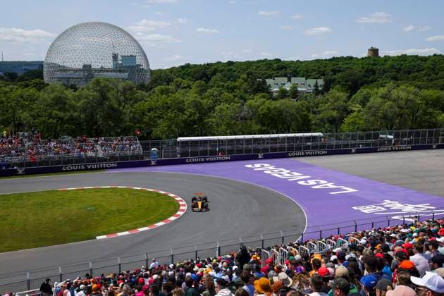 F1 - CANADIAN GRAND PRIX 2025 81 PIASTRI Oscar (aus), McLaren F1 Team MCL39, action during the Formula 1 Pirelli Grand Prix du Canada 2025, 10th round of the 2025 FIA Formula One World Championship, WM, Weltmeisterschaft from June 14 to 16, 2025 on the Circuit Gilles Villeneuve, in MontrÃ al, Canada - MontrÃ alCanada  Copyright: xFLORENTxGOODENx