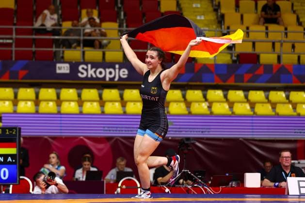 Wrestling U17 European Championships 2025 69kg WW Ayla Sahin GER Copyright: xUnitedxWorldxWrestlingx xJakexKix
