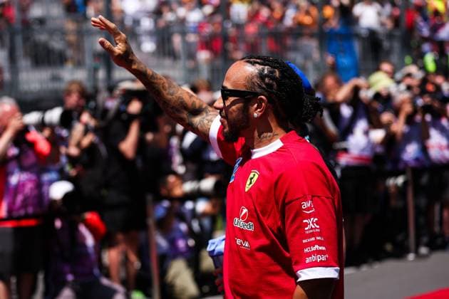 F1 - CANADIAN GRAND PRIX 2025 HAMILTON Lewis (gbr), Scuderia Ferrari SF-25, portrait during the Formula 1 Pirelli Grand Prix du Canada 2025, 10th round of the 2025 FIA Formula One World Championship, WM, Weltmeisterschaft from June 14 to 16, 2025 on the Circuit Gilles Villeneuve, in MontrÃ al, Canada - MontrÃ alCanada  Copyright: xEricxAlonsox