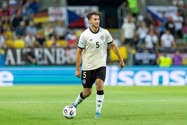 UEFA U21 European Championship Czech Republic Germany 15 06 2025 Max Rosenfelder Germany, 5 at the UEFA U21 European Championship in the match Czech Republic Germany, on 15 06 2025, DAC Arena, Dunajska Streda, Slovakia Copyright: xBEAUTIFULxSPORTS Meuselx
