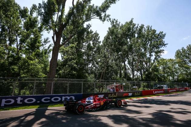 F1 - CANADIAN GRAND PRIX 2025 16 LECLERC Charles (mco), Scuderia Ferrari SF-25, action during the Formula 1 Pirelli Grand Prix du Canada 2025, 10th round of the 2025 FIA Formula One World Championship, WM, Weltmeisterschaft from June 14 to 16, 2025 on the Circuit Gilles Villeneuve, in MontrÃ al, Canada - MontrÃ alCanada  Copyright: xEricxAlonsox