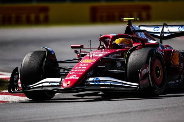 F1 - CANADIAN GRAND PRIX 2025 44 HAMILTON Lewis (gbr), Scuderia Ferrari SF-25, action during the Formula 1 Pirelli Grand Prix du Canada 2025, 10th round of the 2025 FIA Formula One World Championship, WM, Weltmeisterschaft from June 14 to 16, 2025 on the Circuit Gilles Villeneuve, in MontrÃ al, Canada - MontrÃ alCanada  Copyright: xEricxAlonsox