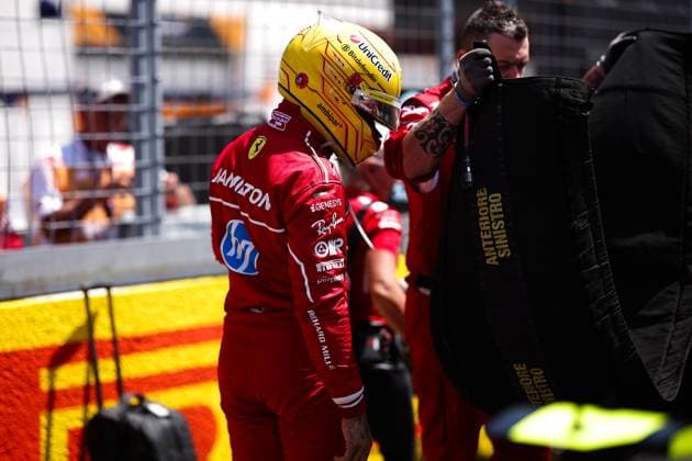 F1 - CANADIAN GRAND PRIX 2025 HAMILTON Lewis (gbr), Scuderia Ferrari SF-25, portrait during the Formula 1 Pirelli Grand Prix du Canada 2025, 10th round of the 2025 FIA Formula One World Championship, WM, Weltmeisterschaft from June 14 to 16, 2025 on the Circuit Gilles Villeneuve, in MontrÃ al, Canada - MontrÃ alCanada  Copyright: xEricxAlonsox