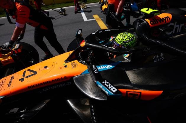 F1 - CANADIAN GRAND PRIX 2025 04 NORRIS Lando (gbr), McLaren F1 Team MCL39, action during the Formula 1 Pirelli Grand Prix du Canada 2025, 10th round of the 2025 FIA Formula One World Championship, WM, Weltmeisterschaft from June 14 to 16, 2025 on the Circuit Gilles Villeneuve, in MontrÃ al, Canada - MontrÃ alCanada  Copyright: xEricxAlonsox