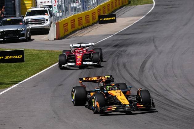 F1 - CANADIAN GRAND PRIX 2025 04 NORRIS Lando (gbr), McLaren F1 Team MCL39, action during the Formula 1 Pirelli Grand Prix du Canada 2025, 10th round of the 2025 FIA Formula One World Championship, WM, Weltmeisterschaft from June 14 to 16, 2025 on the Circuit Gilles Villeneuve, in MontrÃ al, Canada - MontrÃ alCanada  Copyright: xEricxAlonsox