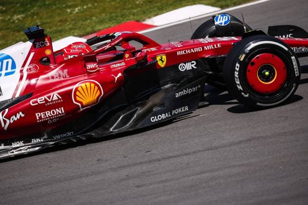 F1 - CANADIAN GRAND PRIX 2025 16 LECLERC Charles (mco), Scuderia Ferrari SF-25, action during the Formula 1 Pirelli Grand Prix du Canada 2025, 10th round of the 2025 FIA Formula One World Championship, WM, Weltmeisterschaft from June 14 to 16, 2025 on the Circuit Gilles Villeneuve, in MontrÃ al, Canada - MontrÃ alCanada  Copyright: xEricxAlonsox