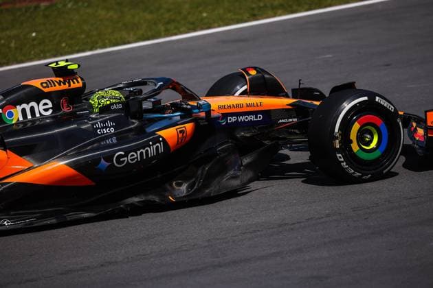 F1 - CANADIAN GRAND PRIX 2025 04 NORRIS Lando (gbr), McLaren F1 Team MCL39, action during the Formula 1 Pirelli Grand Prix du Canada 2025, 10th round of the 2025 FIA Formula One World Championship, WM, Weltmeisterschaft from June 14 to 16, 2025 on the Circuit Gilles Villeneuve, in MontrÃ al, Canada - MontrÃ alCanada  Copyright: xEricxAlonsox