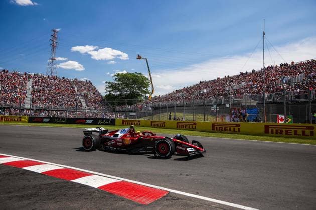F1 - CANADIAN GRAND PRIX 2025 44 HAMILTON Lewis (gbr), Scuderia Ferrari SF-25, action during the Formula 1 Pirelli Grand Prix du Canada 2025, 10th round of the 2025 FIA Formula One World Championship, WM, Weltmeisterschaft from June 14 to 16, 2025 on the Circuit Gilles Villeneuve, in MontrÃ al, Canada - MontrÃ alCanada  Copyright: xEricxAlonsox