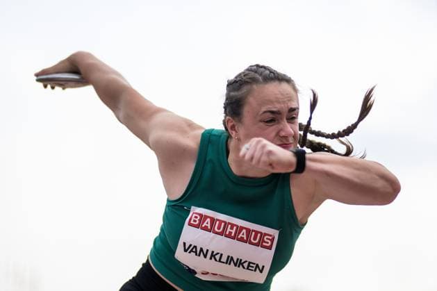 250615 Jorinde van Klinken of Netherlands competes in women™s discus throw during Bauhaus galan, part of the Diamond League series, June 15, 2025 in Stockholm Photo Joel Marklund BILDBYRAN kod JM SH0634 bbeng friidrott athletics friidrett diamond league bauhaus galan stockholm diskus dam  Copyright: JOELxMARKLUND BB250615JM157