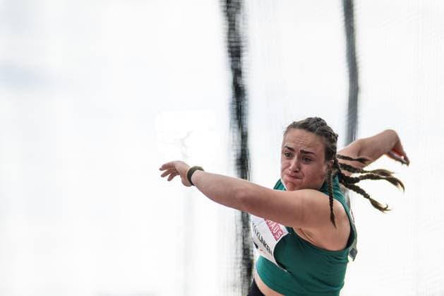 250615 Jorinde van Klinken of Netherlands competes in women™s discus throw during Bauhaus galan, part of the Diamond League series, June 15, 2025 in Stockholm Photo Joel Marklund BILDBYRAN kod JM SH0634 bbeng friidrott athletics friidrett diamond league bauhaus galan stockholm diskus dam  Copyright: JOELxMARKLUND BB250615JM165