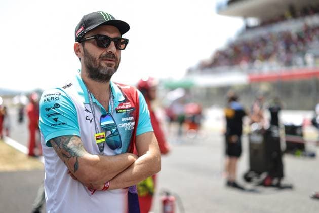 Foto IPP Enrico Schiavi Scarperia 22-06-2025 MotoGP Gran Premio Motociclismo di Italia 2025 Gara nella foto: il cantante Cesare Cremonini ospite Pertamina Enduro VR46 Racing Team Scarperia italy ITALY ITALY  Copyright: xR4924_italyphotopressx