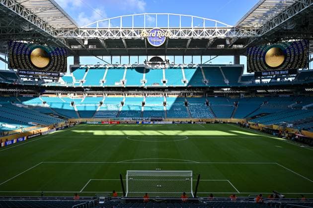 FIFA Club World Cup Inter Miami CF Palmeiras Sao Paulo 23 06 2025 A view into the Hard Rock Stadium of Miami Florida symbolic picture stadium picture stadium picture stadium arena FIFA Club World Cup Inter Miami CF Palmeiras Sao Paulo, Hard Rock Stadium on 23 06 2025 NOT FOR SALE IN USA Copyright: xBEAUTIFULxSPORTS Goldbergx