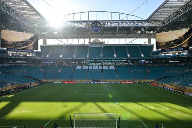 FIFA Club World Cup Inter Miami CF Palmeiras Sao Paulo 23 06 2025 A view into the Hard Rock Stadium of Miami Florida symbolic picture stadium picture stadium picture stadium arena FIFA Club World Cup Inter Miami CF Palmeiras Sao Paulo, Hard Rock Stadium on 23 06 2025 NOT FOR SALE IN USA Copyright: xBEAUTIFULxSPORTS Goldbergx