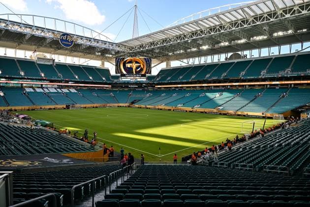 FIFA Club World Cup Inter Miami CF Palmeiras Sao Paulo 23 06 2025 A view into the Hard Rock Stadium of Miami Florida symbolic picture stadium picture stadium picture stadium arena FIFA Club World Cup Inter Miami CF Palmeiras Sao Paulo, Hard Rock Stadium on 23 06 2025 NOT FOR SALE IN USA Copyright: xBEAUTIFULxSPORTS Goldbergx