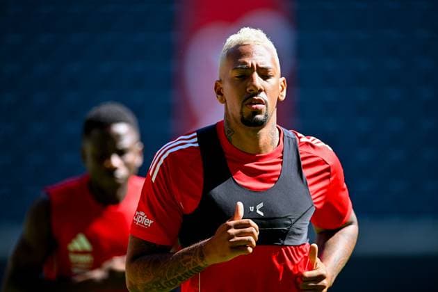 24 06 2025, Raiffeisenarena Linz, AUT, Lask Linz training start fall 2025 26, in the picture Jerome Agyenim Boateng LASK Linz Oberoesterreich Austria