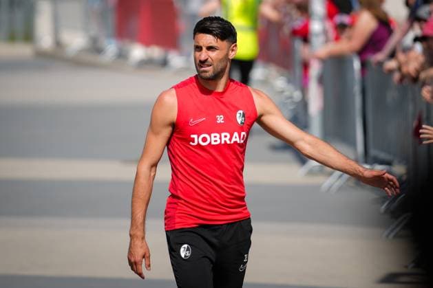 Soccer, Bundesliga, Men, Training SC Freiburg Europa Park Stadion, Sport, Europa Park Stadion, Vincenzo Grifo SC Freiburg, 32 Freiburg Europa Park Stadion Baden Württemberg Germany Copyright: xFINLEYxMÖRCHx