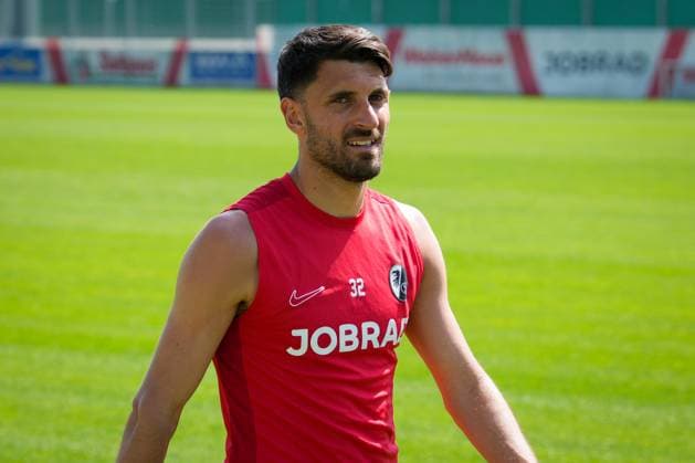 Soccer, Bundesliga, Men, Training SC Freiburg Europa Park Stadion, Sport, Europa Park Stadion, Vincenzo Grifo SC Freiburg, 32 Freiburg Europa Park Stadion Baden Württemberg Germany Copyright: xFINLEYxMÖRCHx