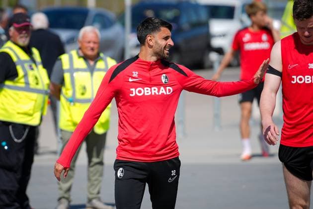 Soccer, Bundesliga, Men, Training SC Freiburg Europa Park Stadion, Sport, Europa Park Stadion, Vincenzo Grifo SC Freiburg, 32 Freiburg Europa Park Stadion Baden Württemberg Germany Copyright: xFINLEYxMÖRCHx