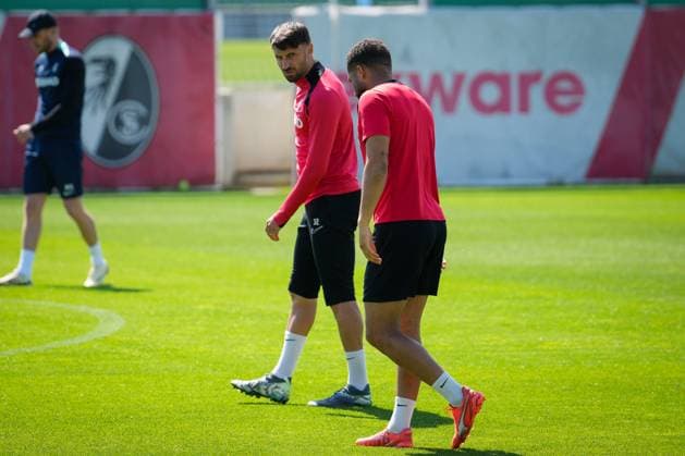 Soccer, Bundesliga, Men, Training SC Freiburg Europa Park Stadion, Sport, Europa Park Stadion, Vincenzo Grifo SC Freiburg, 32 Freiburg Europa Park Stadion Baden Württemberg Germany Copyright: xFINLEYxMÖRCHx