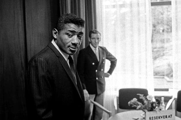 680829 Boxing, World Championships, Patterson Ellis, Press conference Floyd Patterson at the press conference  Copyright: BILDBYRAN BB680829BB006