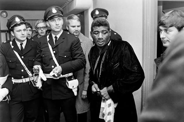 680914 Boxing, World Championships, Floyd Patterson Jimmy Ellis Floyd Patterson after the match  Copyright: BILDBYRAN BB680914BB011