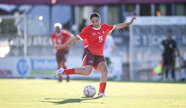 Soccer 28 06 2025 Anniversary match 120 years FC Kreuzlingen Suisse Legends vs FC Kreuzlingen Vanessa Bernauer Suisse Legends