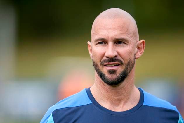 Christian Ilzer coach, head coach, Hoffenheim , single picture, single photo, action, action, portrait, portrait, 06 07 2025, Zuzenhausen Germany , football, Bundesliga, training kick-off TSG 1899 Hoffenheim, DFB DFL REGULATIONS PROHIBIT ANY USE OF PHOTOGRAPHS AS IMAGE SEQUENCES AND OR QUASI VIDEO xozx