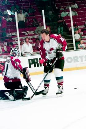 951006 Ice Hockey, NHL, Colorado Avalanche Detroit Red Wings, 3 2 Claude Lemieux, Colorado Avalanche  Copyright: BILDBYRAN BB951006BB029