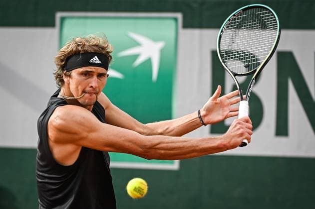 May 22, 2022, Paris, France, France: Alexander ZVEREV of Germany during the Day one of Roland-Garros 2022, French Open 2022, Grand Slam tennis tournament at the Roland-Garros stadium on May 22, 2022 in Paris, France. Copyright: xMatthieuxMirvillex