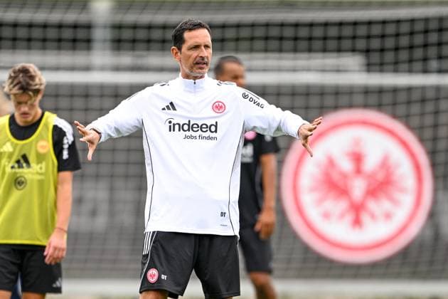 Dino Toppmöller Eintracht Frankfurt, coach gestures, GER, Eintracht Frankfurt, training kick-off, football, Bundesliga, season 2025 2026, 09 07 2025 GER, Eintracht Frankfurt, training kick-off, football, Bundesliga, season 2025 2026, 09 07 2025 Frankfurt am Main Copyright: xEibner-Pressefoto FlorianxWiegandx EP_FWD