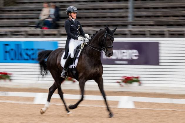 250713 Svenja Kämper Meyer of Germany with horse Amanyara M Frh competes in FEI Dressage Nations Cup Grand Prix Special during Falsterbo Horse Show on July 13, 2025 in Falsterbo Photo Petter Arvidson BILDBYRAN kod PA PA1058 ridsport equestrian falsterbo horse show bbeng falsterbo dressyr  Copyright: PETTERxARVIDSON BB250713PA003