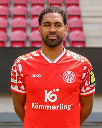Soccer 1 BL Porträttermin 2025 2026 14 07 25, Phillipp Mwene 1 FSV Mainz 05 , 1 BL, Porträttermin 2025 2026,