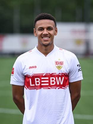 FOOTBALL 1 BUNDESLIGA SEASON 2025 2026 21 07 2025 Photo session at VfB Stuttgart on the Luca Jaquez training ground