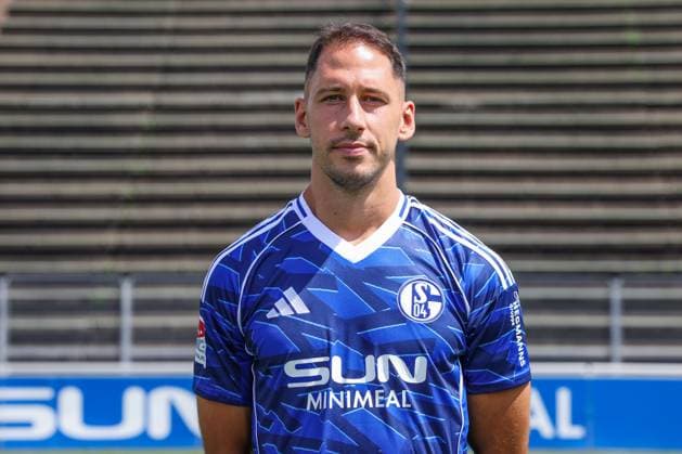 24 07 2025, Football, 2 Bundesliga, Season 2025 2026, FC Schalke 04, Nikola Katic FC Schalke 04 Gelsenkirchen Parkstadion NRW Germany xRHR FOTO TRx Copyright: TimxRehbein RHR-FOTOx RHR-FOTO TR