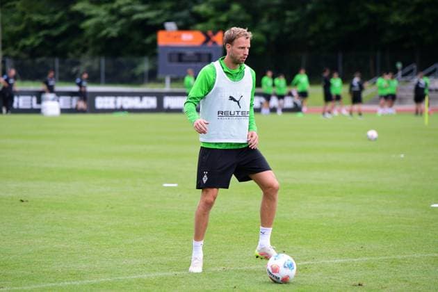 25 07 2025 Rottach Egern Football, Men, Season 2025 2026, Training camp Borussia Moenchengladbach Marvin Friedrich Gladbach DFL regulations prohibit any use of photographs as image sequences and or quasi video Stadion Am Birkenmoos Bayern Germany
