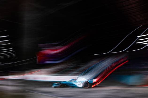 2025 FORMULA E LONDON ePRIX 23 ROWLAND Oliver (gbr), Nissan Formula E Team, Nissan e-4ORCE 05, action during the London ePrix, 15th and 16th round of the 2024-25 ABB FIA Formula E World Championship, WM, Weltmeisterschaft on the ExCel London Circuit from July 25 to 27, 2025 in London, United Kingdom - LondonUnited Kingdom  Copyright: xGERMAINxHAZARDx