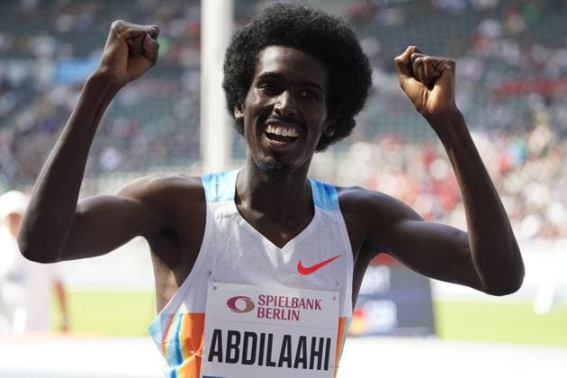 Athletics, Track Field, Athletics, world athletics meeting, ISTAF Berlin 2025 27 07 2025 Olympiastadion Berlin, Mile Men, Mohamed Abdilaahi Germany