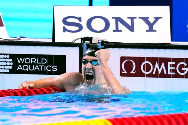 MAERTENS Lucas Team GER World Champion 400m freestyle swimming of the Mens Swimming World Championships 2025 in Singapore on 27 07 2025 in Singapore Copyright: xLacixPerenyix