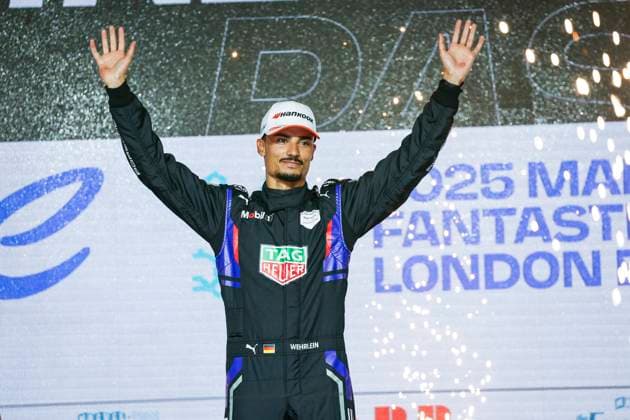 2025 FORMULA E LONDON ePRIX WEHRLEIN Pascal (ger), TAG Heuer Porsche Formula E Team, Porsche 99X Electric, portrait during the London ePrix, 15th and 16th round of the 2024-25 ABB FIA Formula E World Championship, WM, Weltmeisterschaft on the ExCel London Circuit from July 25 to 27, 2025 in London, United Kingdom - LondonUnited Kingdom  Copyright: xJULIENxDELFOSSEx