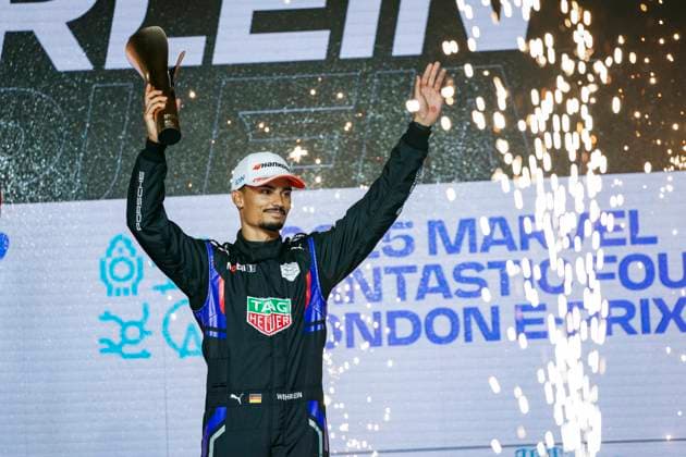 2025 FORMULA E LONDON ePRIX WEHRLEIN Pascal (ger), TAG Heuer Porsche Formula E Team, Porsche 99X Electric, portrait during the London ePrix, 15th and 16th round of the 2024-25 ABB FIA Formula E World Championship, WM, Weltmeisterschaft on the ExCel London Circuit from July 25 to 27, 2025 in London, United Kingdom - LondonUnited Kingdom  Copyright: xJULIENxDELFOSSEx